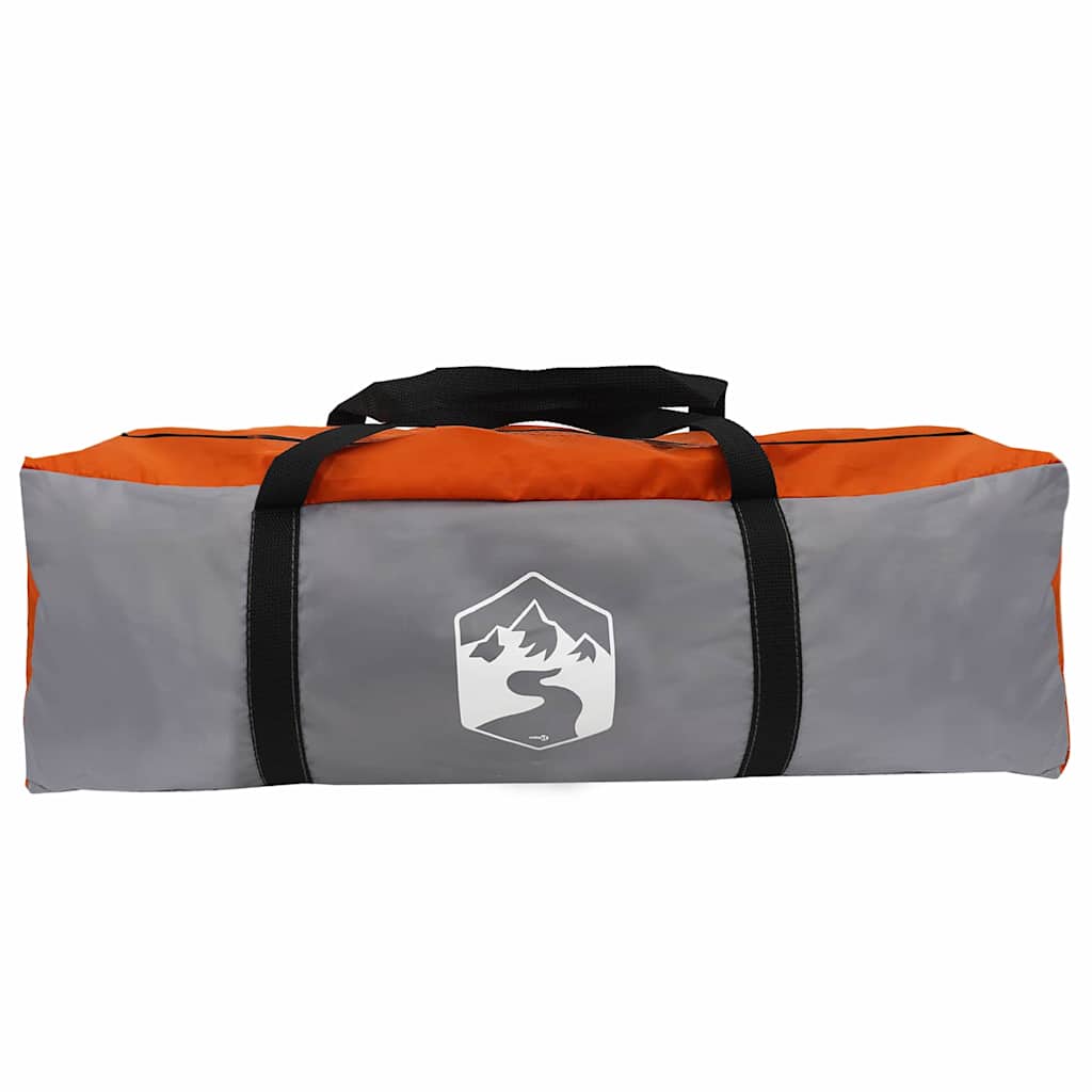 Tipi Tent met dak Grijs en Oranje 510 x 690 x 330 cm taft is nu te koop bij PeponiXL, paradijselijk wonen!