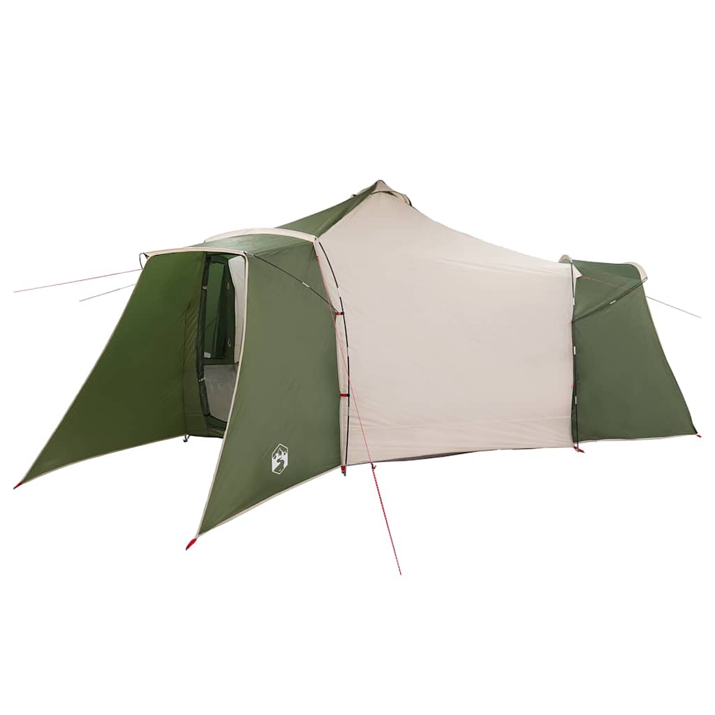 Tipi Tent met dak met opslag Groen 492 x 492 x 275 cm taft is nu te koop bij PeponiXL, paradijselijk wonen!