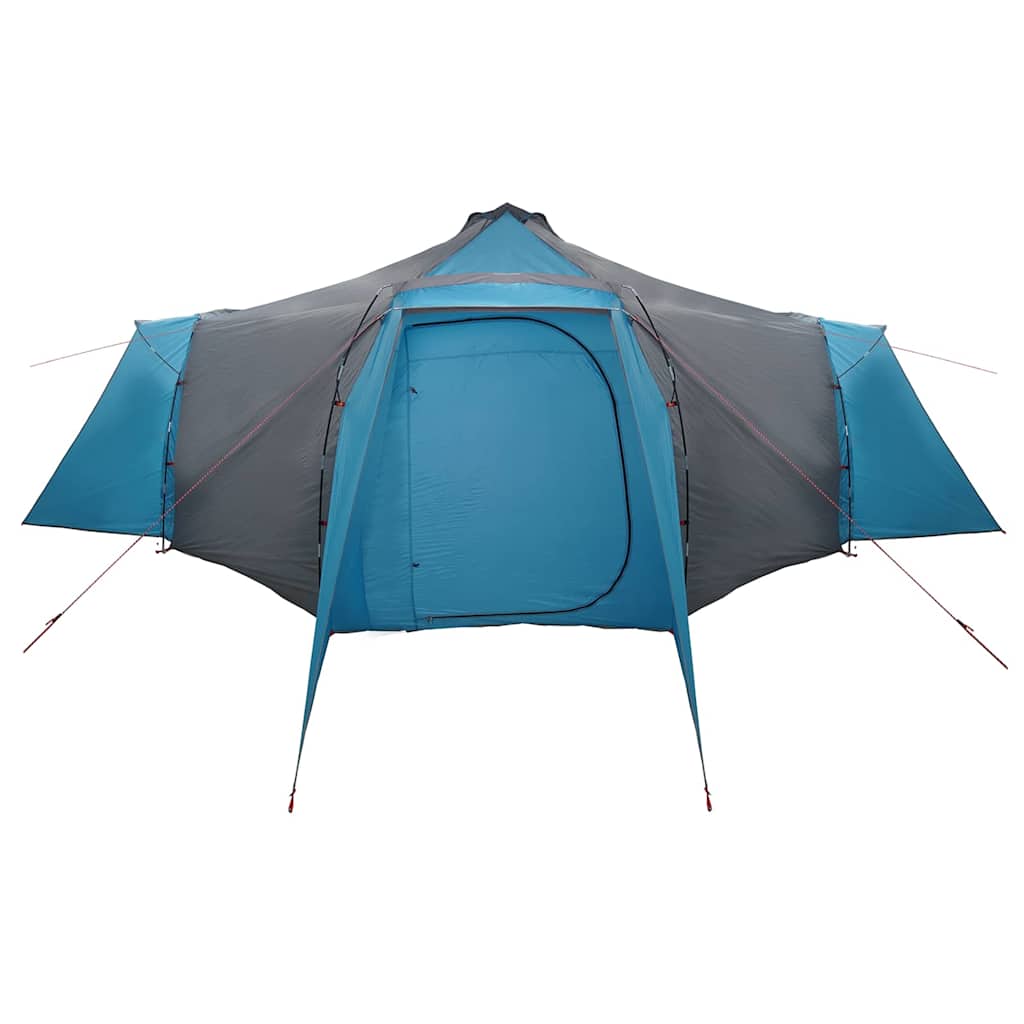 Tipi Tent met dak met opslag Blauw 492 x 492 x 275 cm taft is nu te koop bij PeponiXL, paradijselijk wonen!