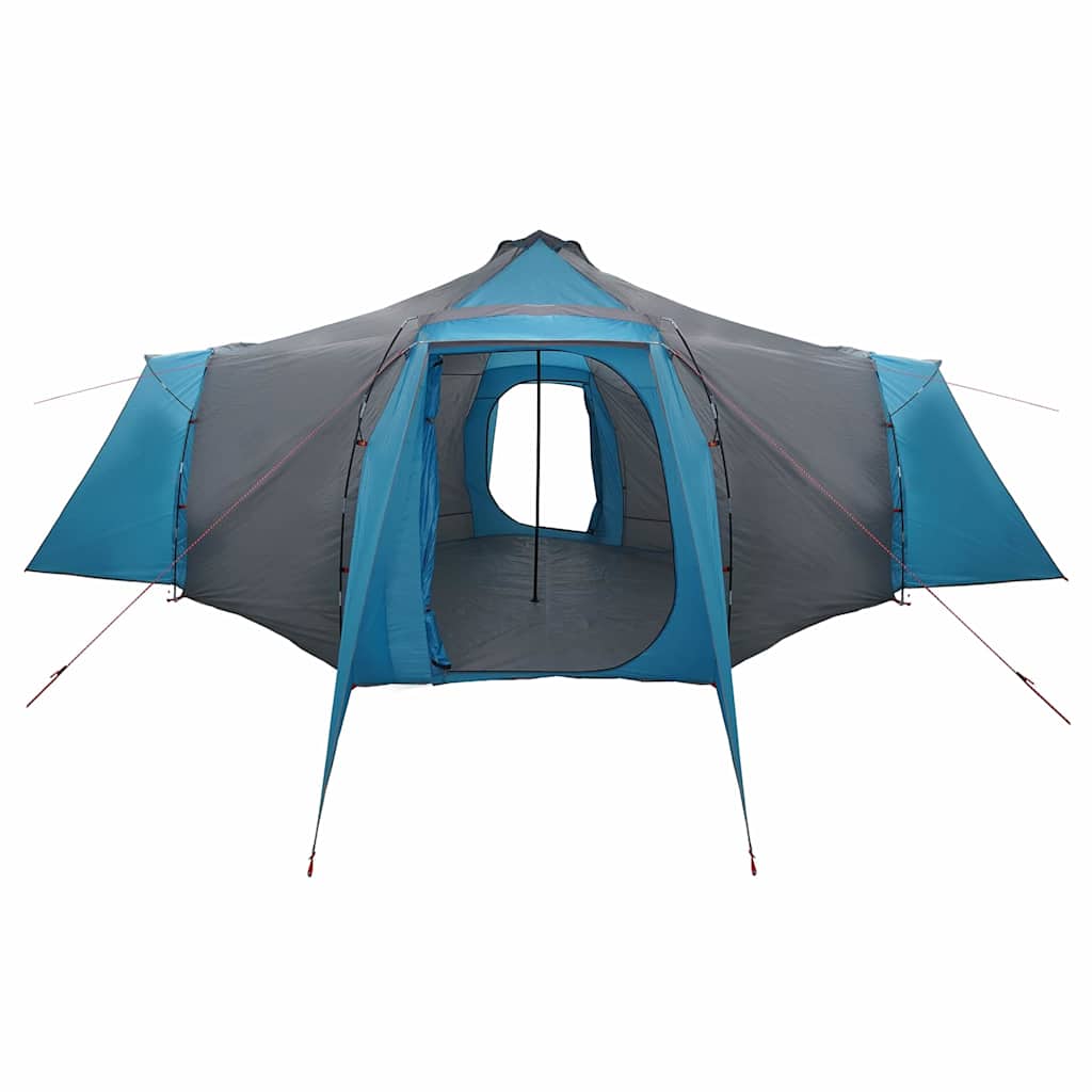 Tipi Tent met dak met opslag Blauw 492 x 492 x 275 cm taft is nu te koop bij PeponiXL, paradijselijk wonen!
