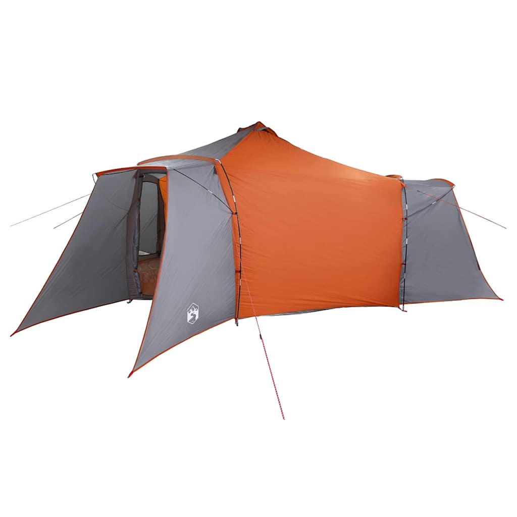 Tipi Tent met dak Grijs en Oranje 492 x 492 x 275 cm taft is nu te koop bij PeponiXL, paradijselijk wonen!