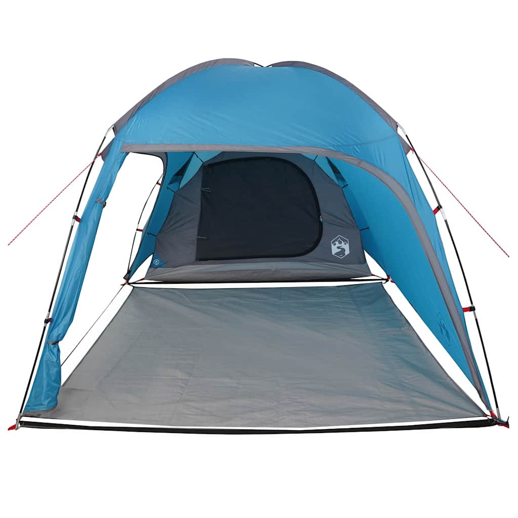 Huisje Tent met dak met opslag Blauw 370 x 230 x 185 cm taft is nu te koop bij PeponiXL, paradijselijk wonen!