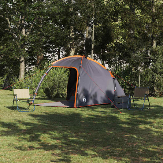 Huisje Tent met dak Grijs en Oranje 370 x 230 x 185 cm taft is nu te koop bij PeponiXL, paradijselijk wonen!