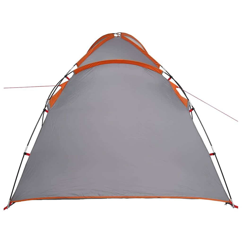 Huisje Tent met dak Grijs en Oranje 370 x 230 x 185 cm taft is nu te koop bij PeponiXL, paradijselijk wonen!