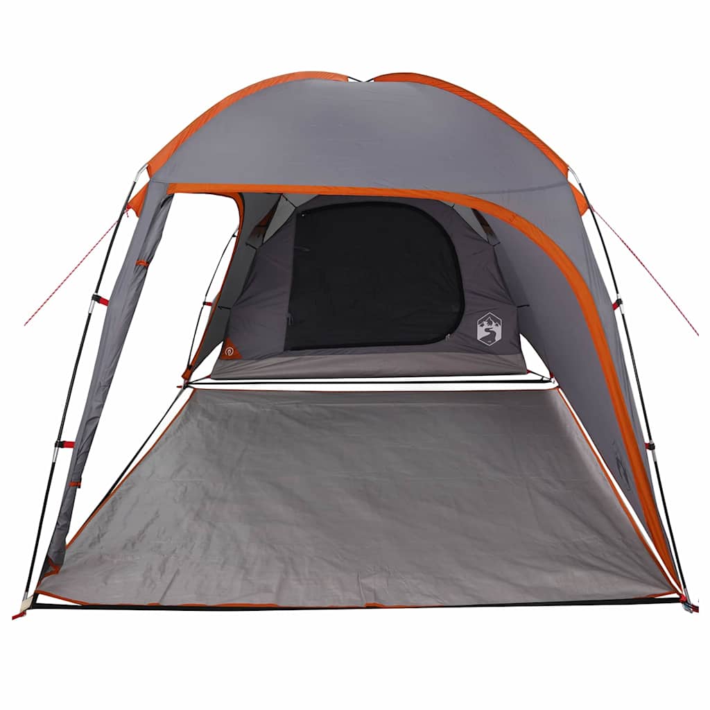 Huisje Tent met dak Grijs en Oranje 370 x 230 x 185 cm taft is nu te koop bij PeponiXL, paradijselijk wonen!