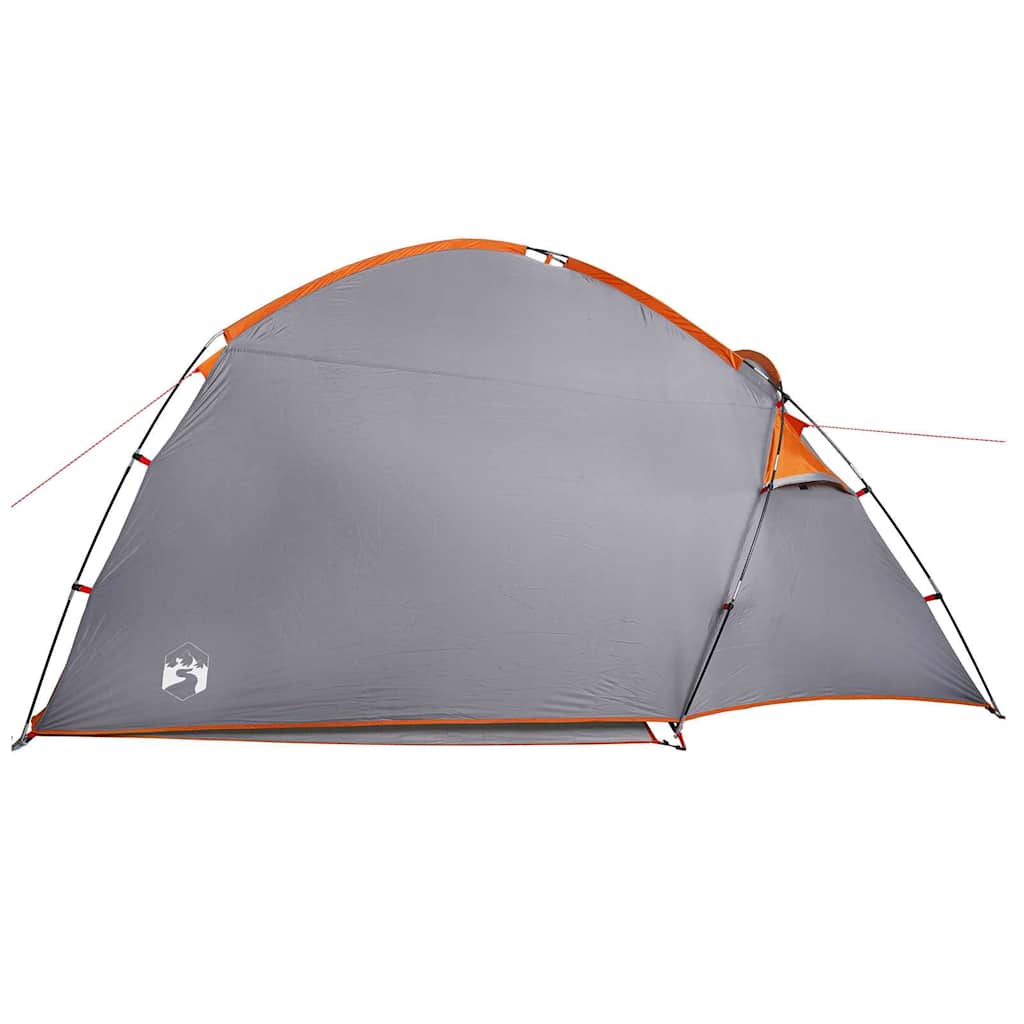 Huisje Tent met dak Grijs en Oranje 370 x 230 x 185 cm taft is nu te koop bij PeponiXL, paradijselijk wonen!