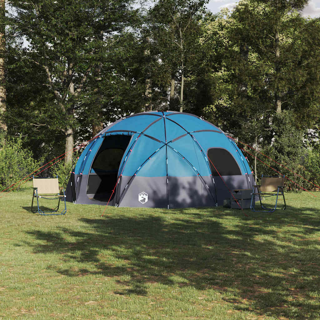 Koepeltent met dak met opslag Blauw 475 x 475 x 235 cm taft is nu te koop bij PeponiXL, paradijselijk wonen!