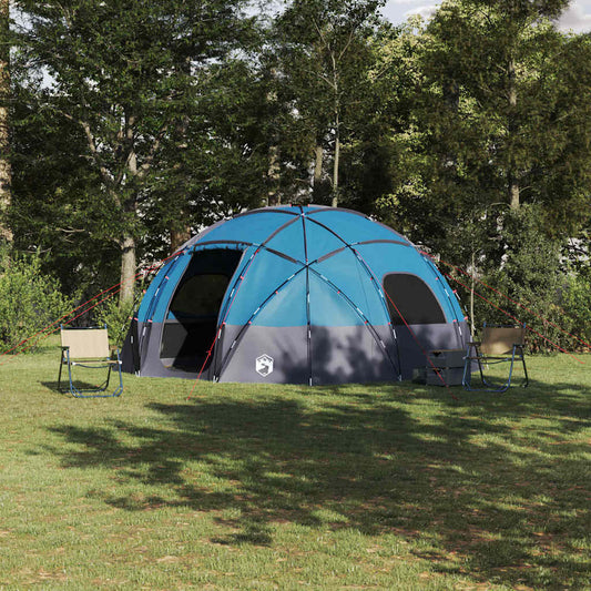 Koepeltent met dak met opslag Blauw 475 x 475 x 235 cm taft is nu te koop bij PeponiXL, paradijselijk wonen!