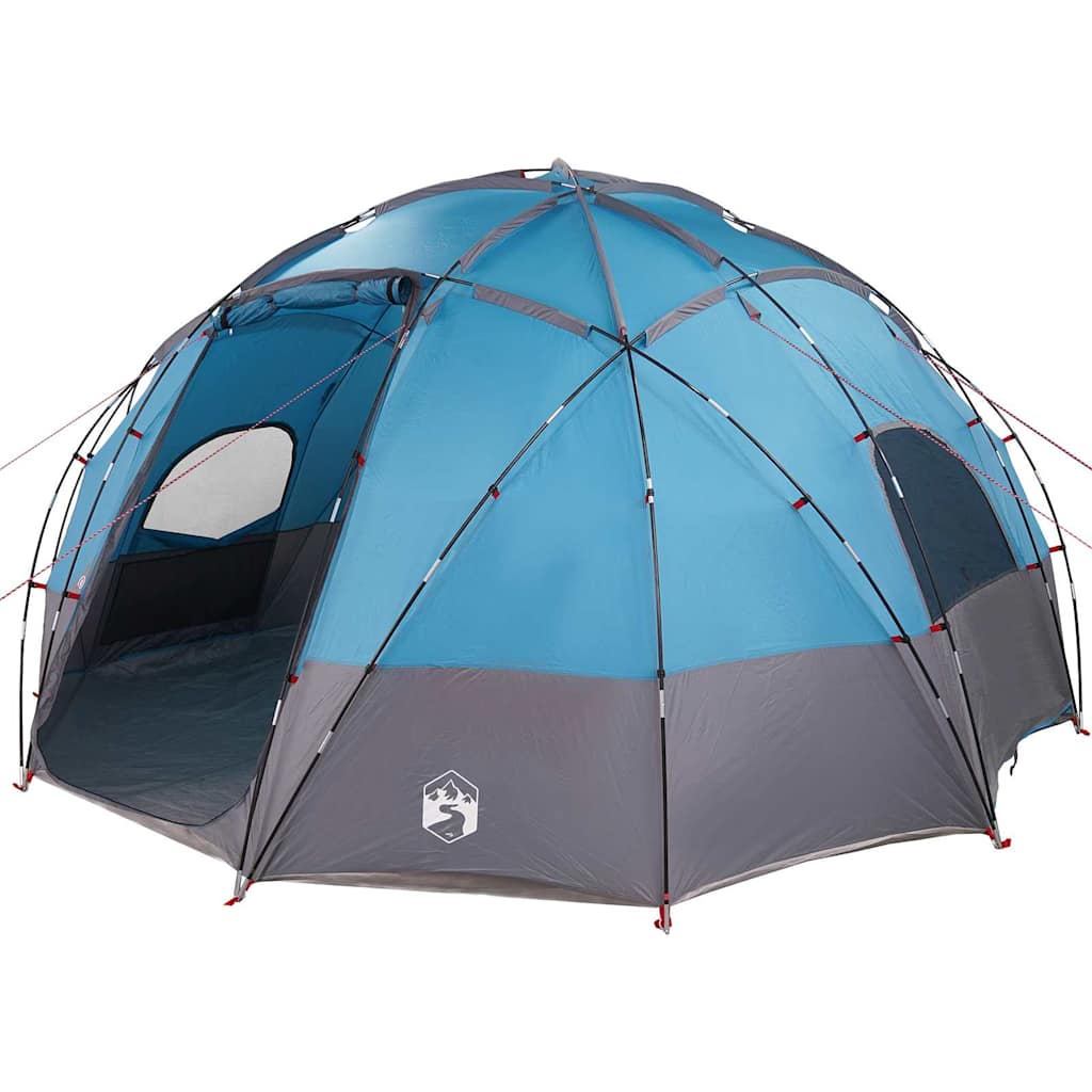 Koepeltent met dak met opslag Blauw 475 x 475 x 235 cm taft is nu te koop bij PeponiXL, paradijselijk wonen!