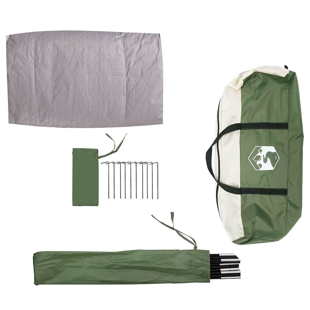 Tent met dak met opslag Groen 268 x 240 x 191 cm Polyester is nu te koop bij PeponiXL, paradijselijk wonen!