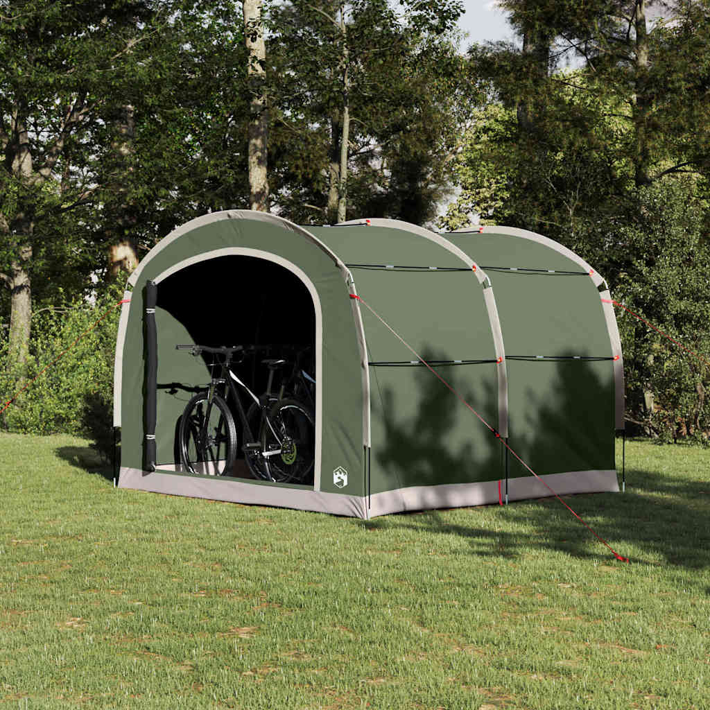 Tent met dak met opslag Groen 268 x 240 x 191 cm Polyester is nu te koop bij PeponiXL, paradijselijk wonen!