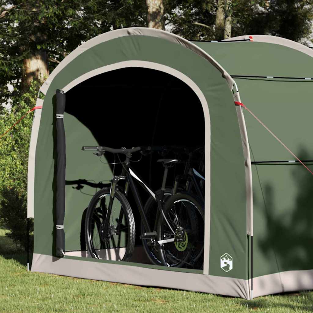 Tent met dak met opslag Groen 268 x 240 x 191 cm Polyester is nu te koop bij PeponiXL, paradijselijk wonen!