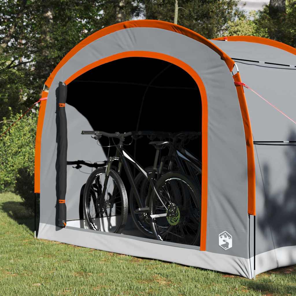 Tent met dak Grijs en oranje 268 x 240 x 191 cm Polyester is nu te koop bij PeponiXL, paradijselijk wonen!