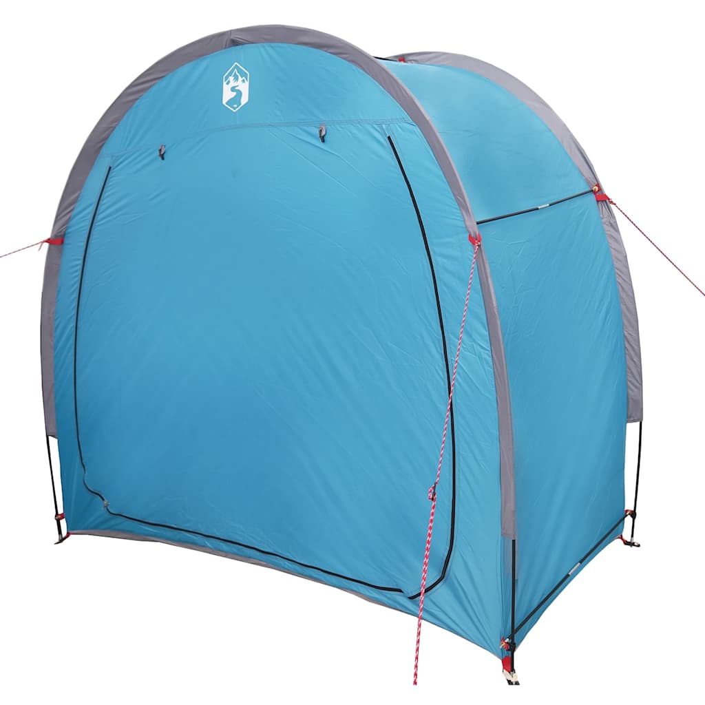 Fietstent met dak met opslag Blauw 210 x 90 x 174 cm is nu te koop bij PeponiXL, paradijselijk wonen!