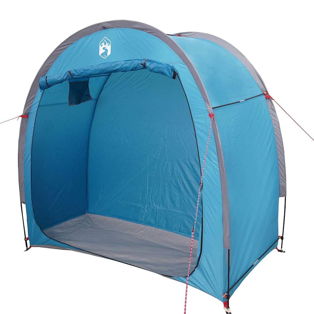 Fietstent met dak met opslag Blauw 210 x 90 x 174 cm is nu te koop bij PeponiXL, paradijselijk wonen!