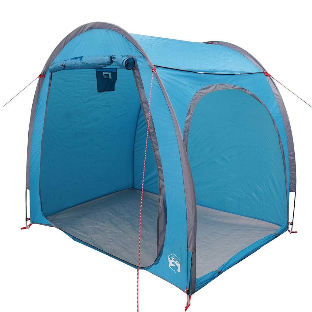 Fietstent met dak met opslag Blauw 218 x 156 x 180 cm is nu te koop bij PeponiXL, paradijselijk wonen!