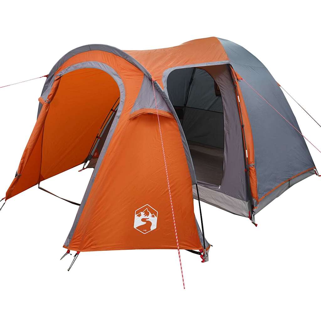 Koepeltent Koepel met dak Grijs en Oranje 384 x 254 x 170 cm is nu te koop bij PeponiXL, paradijselijk wonen!