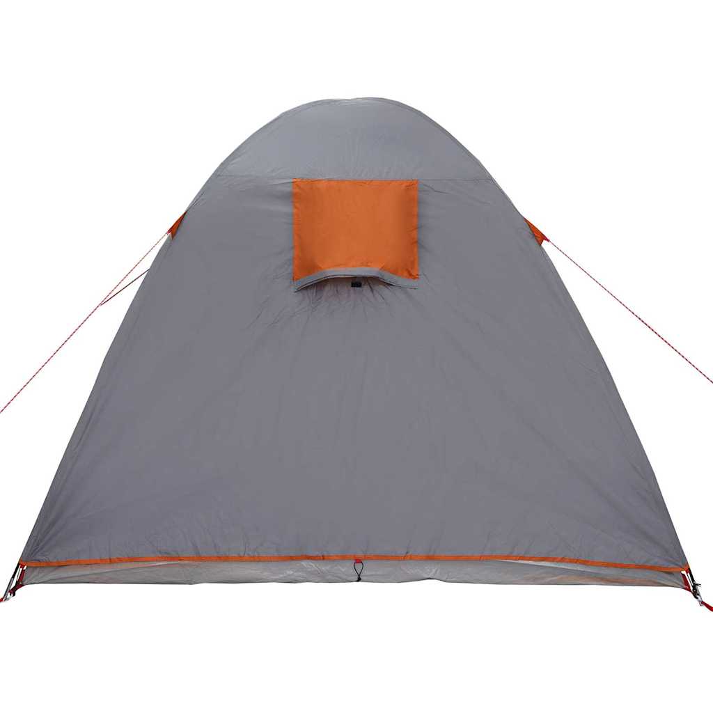Koepeltent Koepel met dak Grijs en Oranje 384 x 254 x 170 cm is nu te koop bij PeponiXL, paradijselijk wonen!