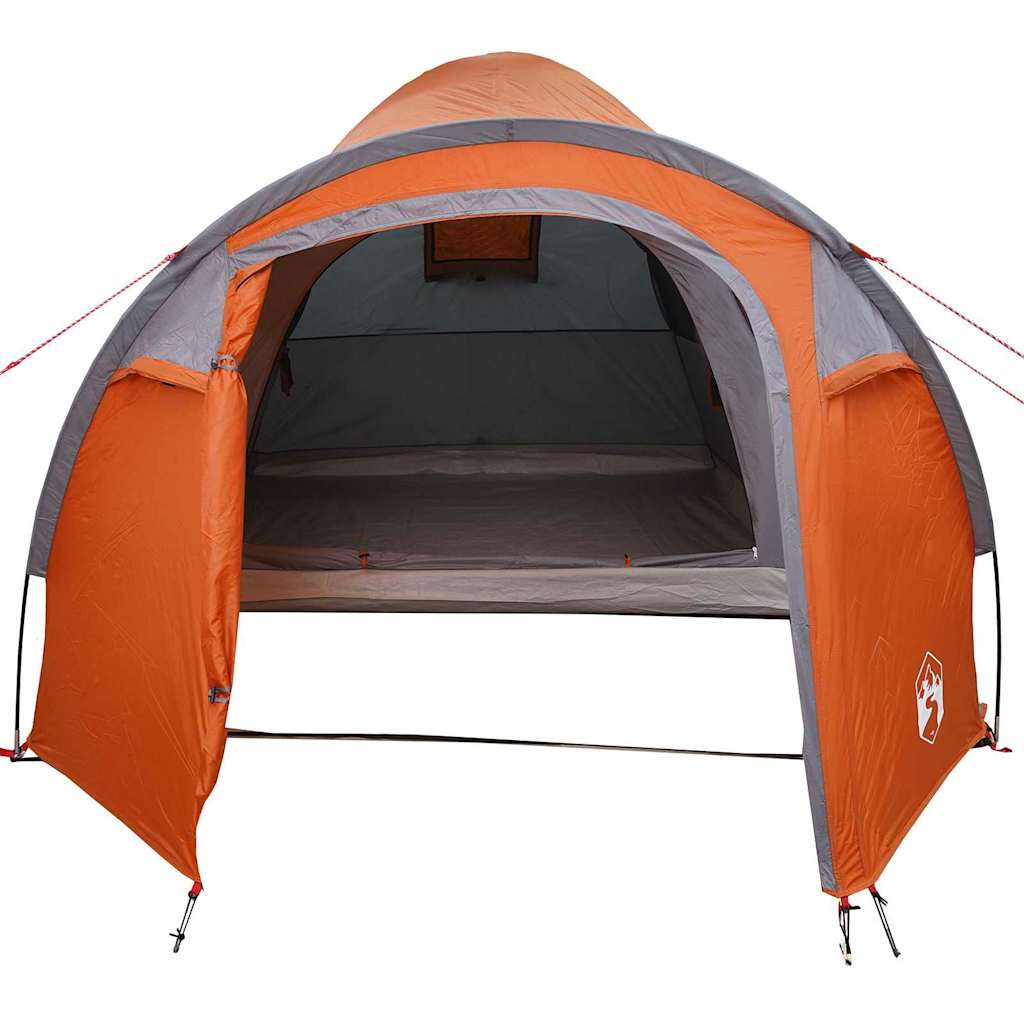 Koepeltent Koepel met dak Grijs en Oranje 384 x 254 x 170 cm is nu te koop bij PeponiXL, paradijselijk wonen!