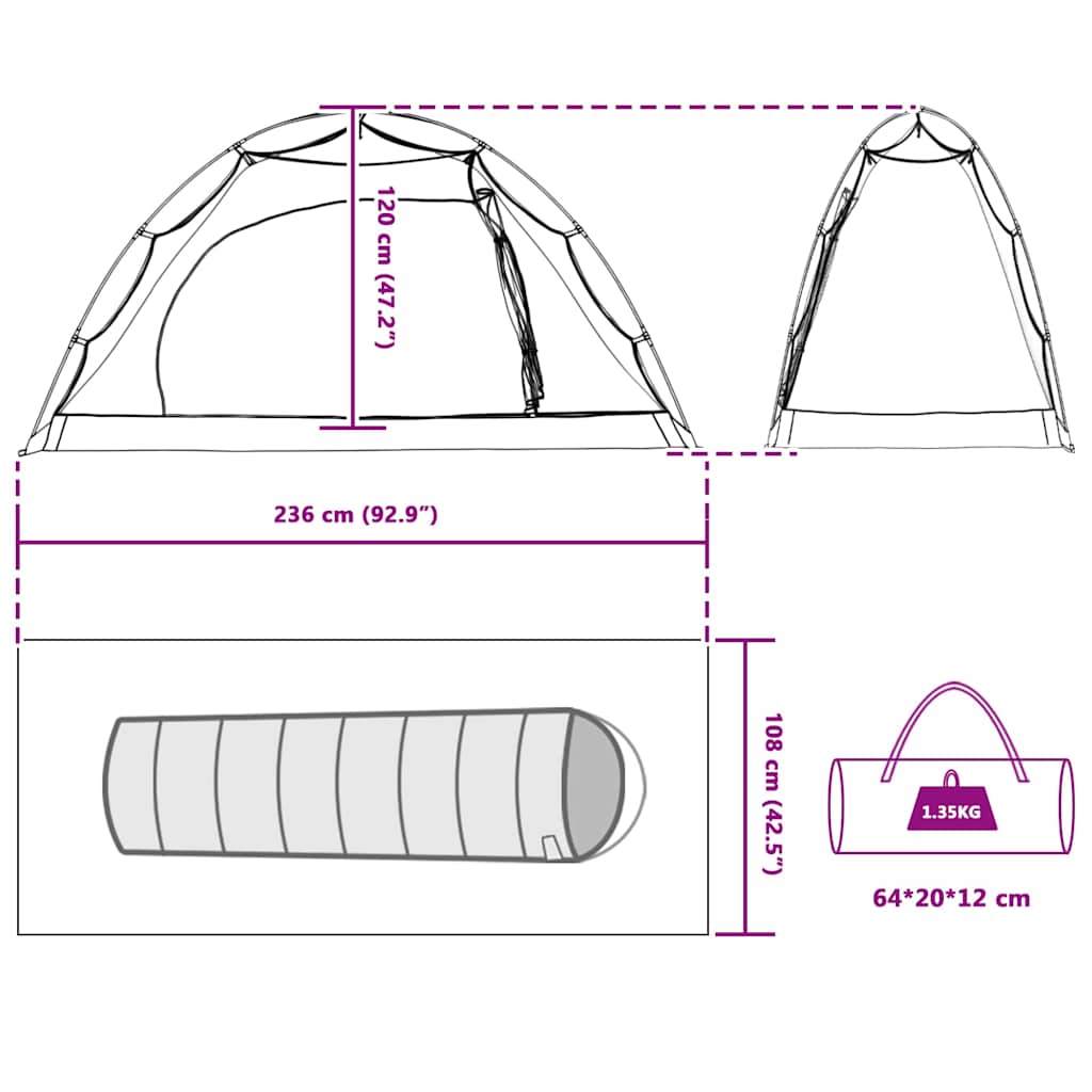Tent met dak met opslag Grijs en zwart 236 x 108 x 120 cm is nu te koop bij PeponiXL, paradijselijk wonen!