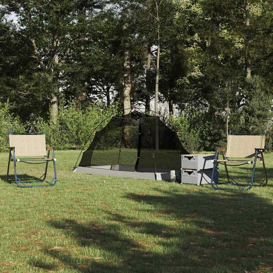 Tent met dak met opslag Grijs en zwart 236 x 150 x 136 cm is nu te koop bij PeponiXL, paradijselijk wonen!