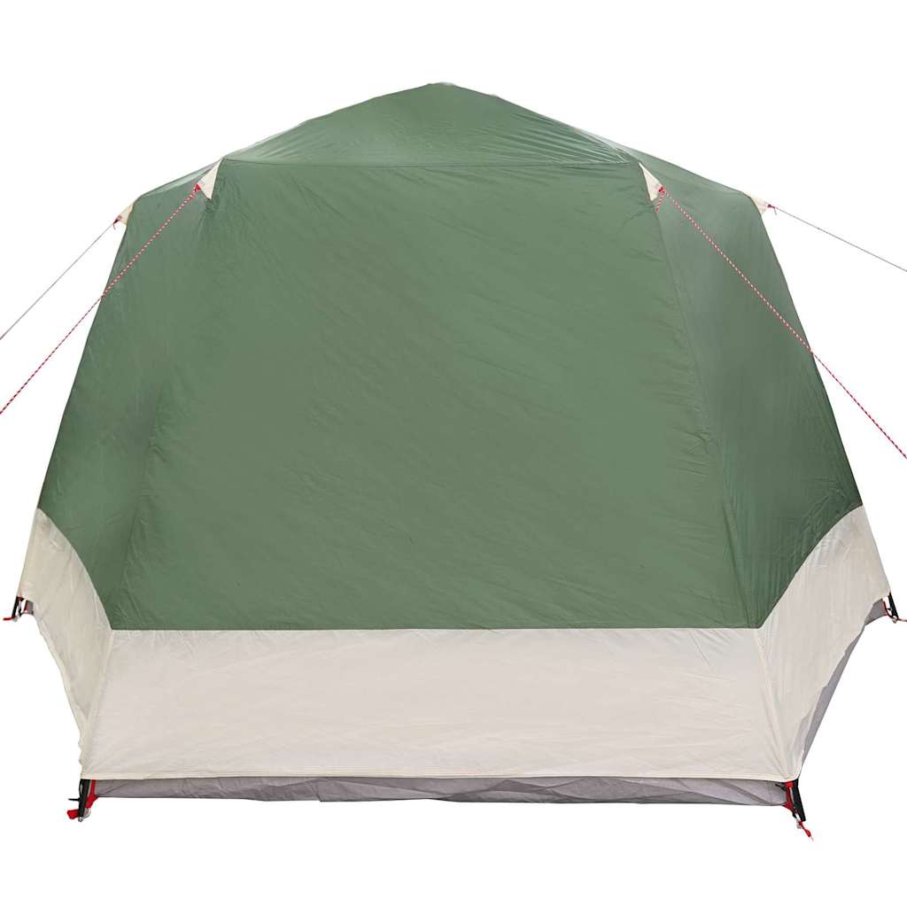 Camping Tent Huisje met dak Groen 420 x 420 x 227 cm Polyester is nu te koop bij PeponiXL, paradijselijk wonen!