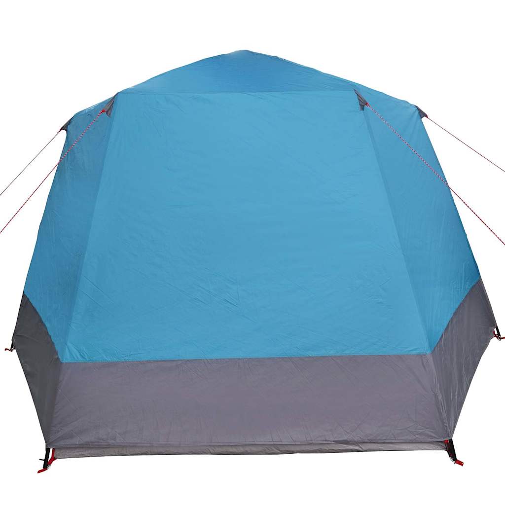 Camping Tent Huisje met dak Blauw 420 x 420 x 227 cm Polyester is nu te koop bij PeponiXL, paradijselijk wonen!
