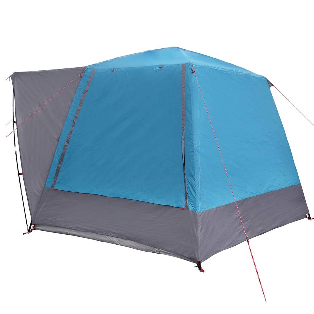 Camping Tent Huisje met dak Blauw 420 x 420 x 227 cm Polyester is nu te koop bij PeponiXL, paradijselijk wonen!