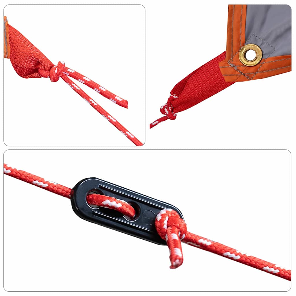 Waterdicht Zeil met dak Grijs en Oranje is nu te koop bij PeponiXL, paradijselijk wonen!