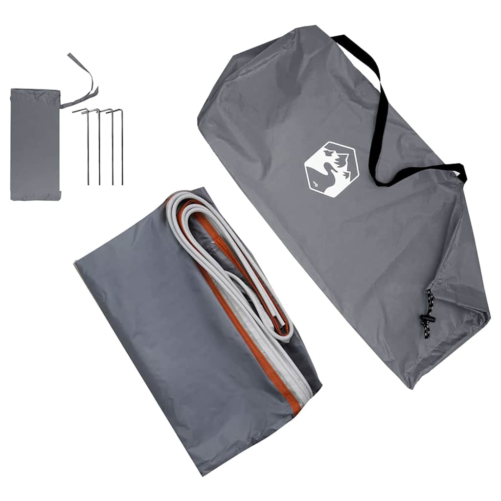 Achterkleptent met dak Grijs en Oranje 190 x 150 x 185 cm taft is nu te koop bij PeponiXL, paradijselijk wonen!