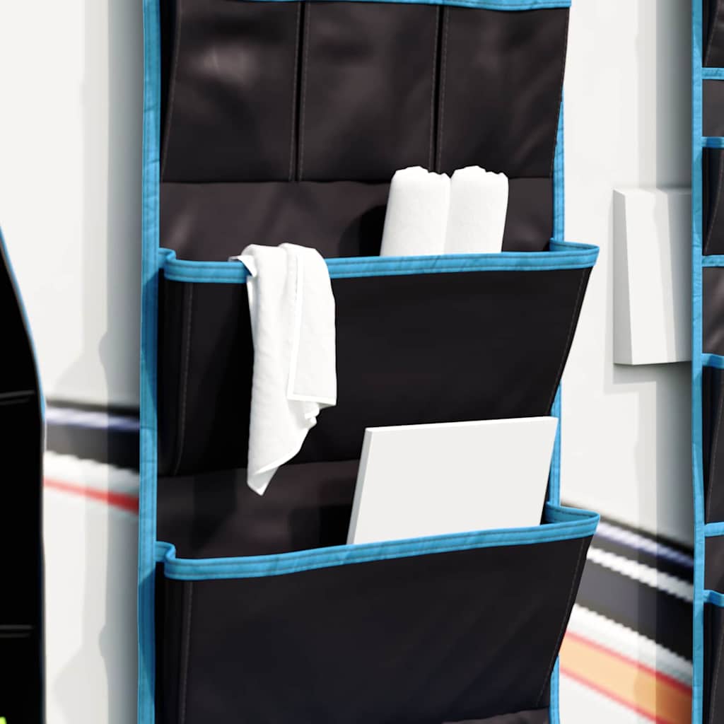 Opslagzak met opslag Zwart en Blauw 91 x 47,5 cm oxford is nu te koop bij PeponiXL, paradijselijk wonen!