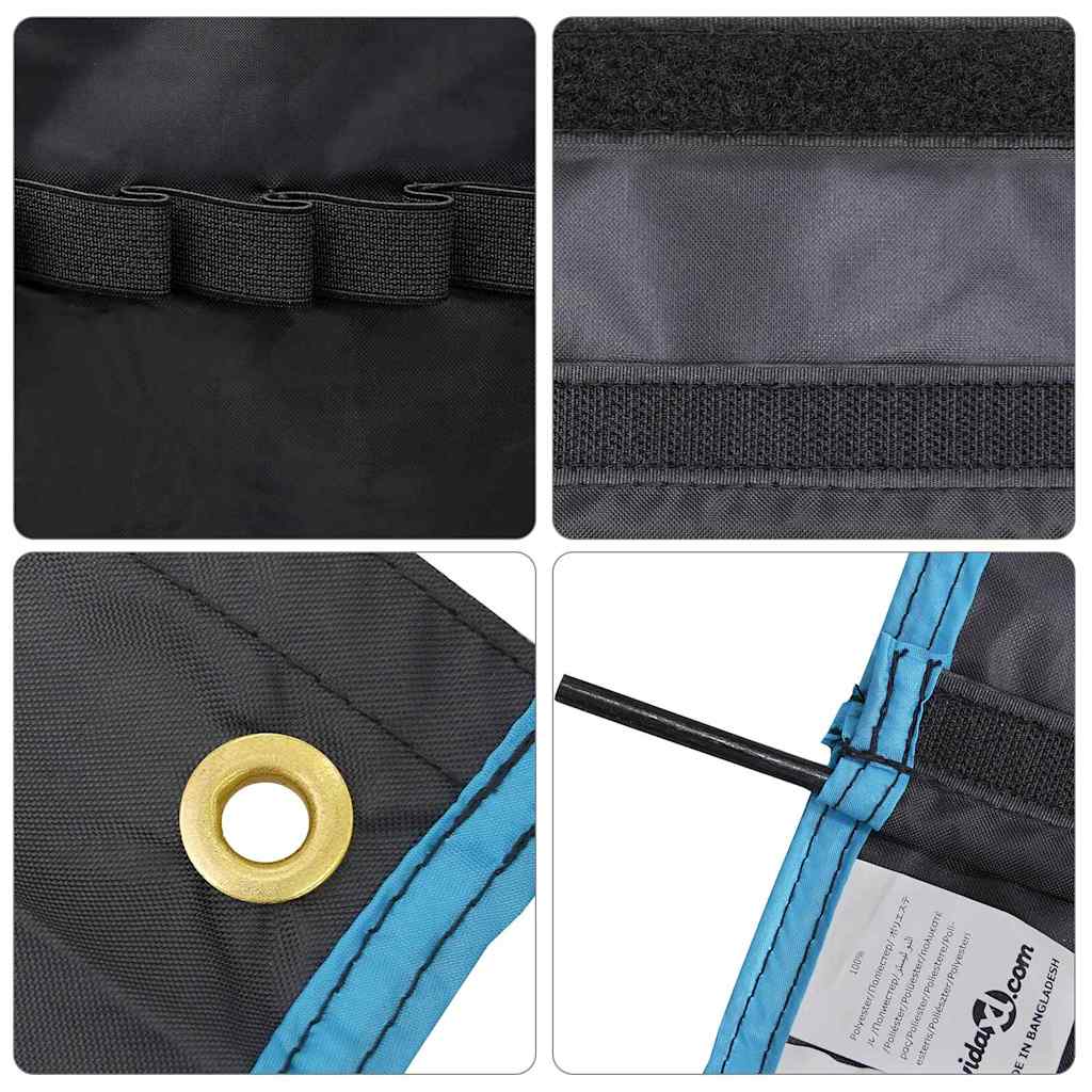 Opslagzak met opslag Zwart en Blauw 161 x 58,5 cm oxford is nu te koop bij PeponiXL, paradijselijk wonen!
