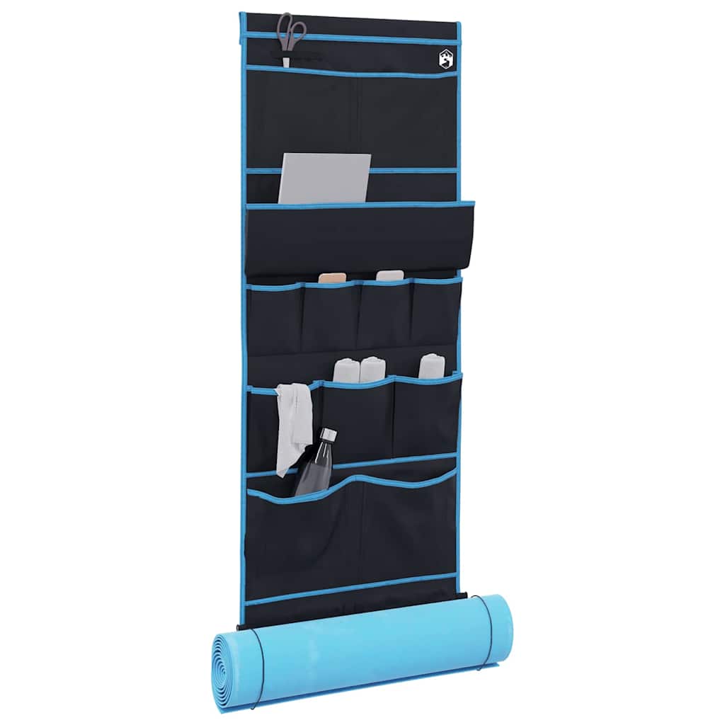 Opslagzak met opslag Zwart en Blauw 161 x 58,5 cm oxford is nu te koop bij PeponiXL, paradijselijk wonen!