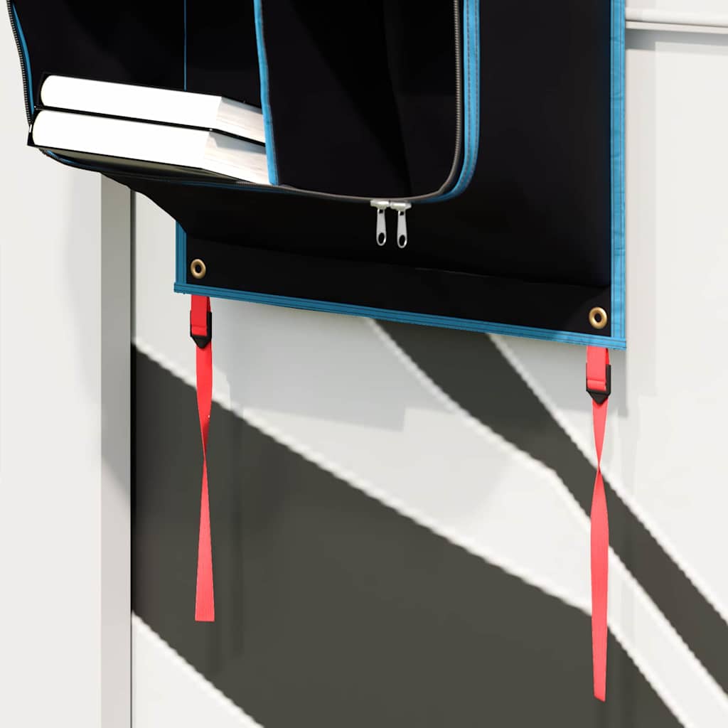 Opslagzak met opslag Zwart en Blauw 140 x 43 cm oxford is nu te koop bij PeponiXL, paradijselijk wonen!