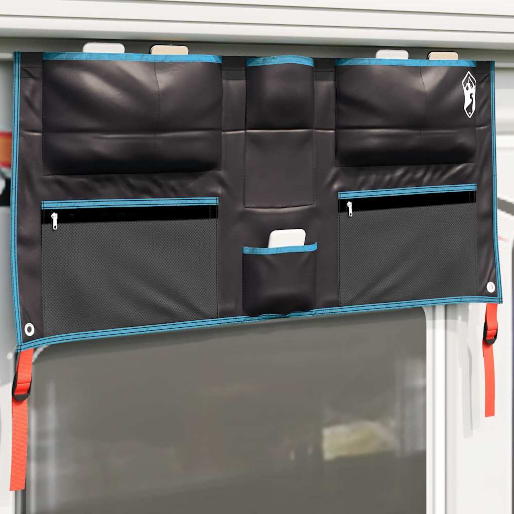 Opslagzak met opslag Zwart en Blauw 98 x 47 cm oxford is nu te koop bij PeponiXL, paradijselijk wonen!