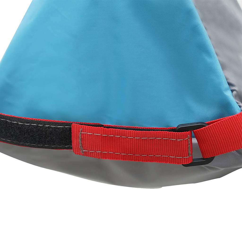 Opslagzak 4 pcs Grijs en Blauw 24 x 16 x 24 cm oxford is nu te koop bij PeponiXL, paradijselijk wonen!
