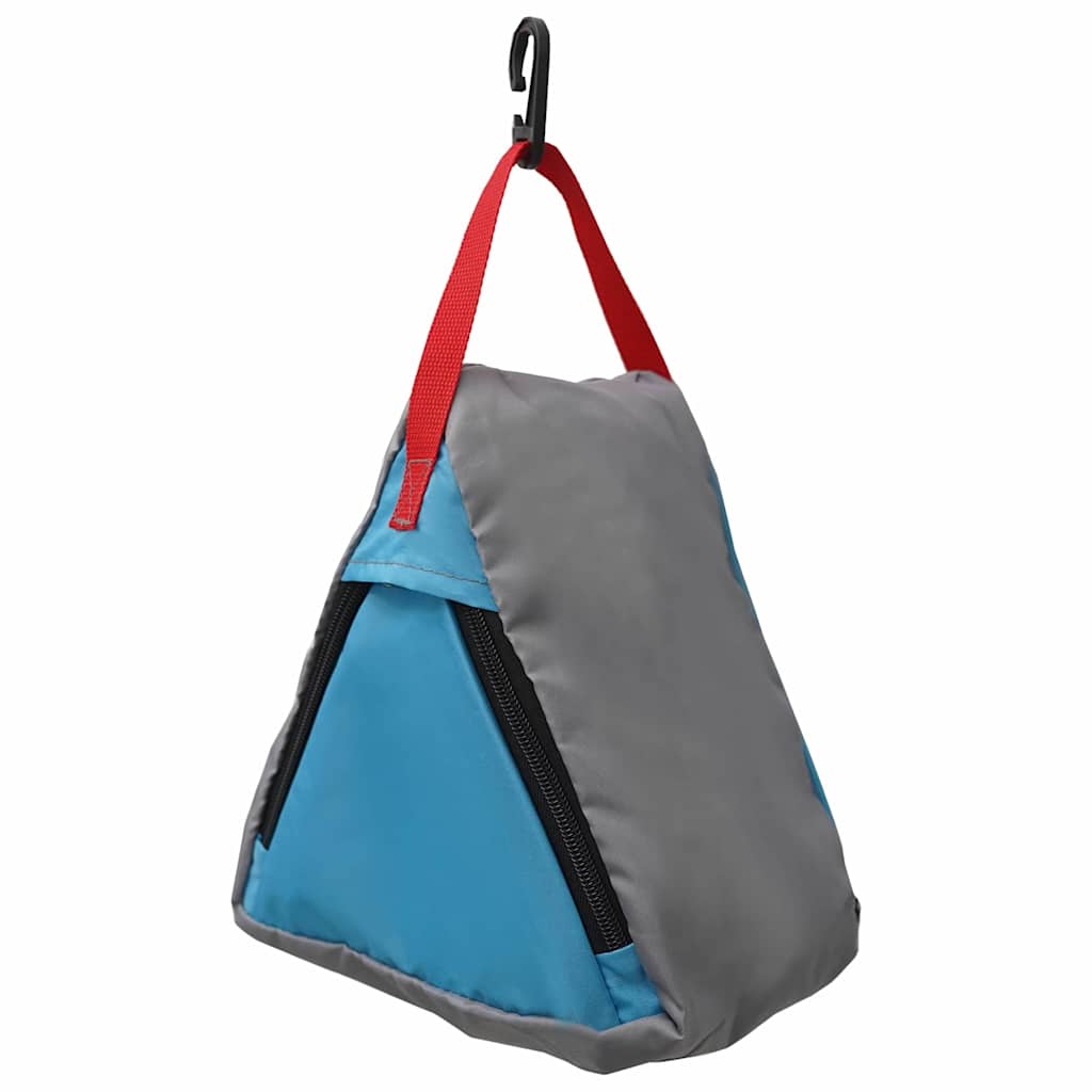 Opslagzak 4 pcs Grijs en Blauw 24 x 16 x 24 cm oxford is nu te koop bij PeponiXL, paradijselijk wonen!