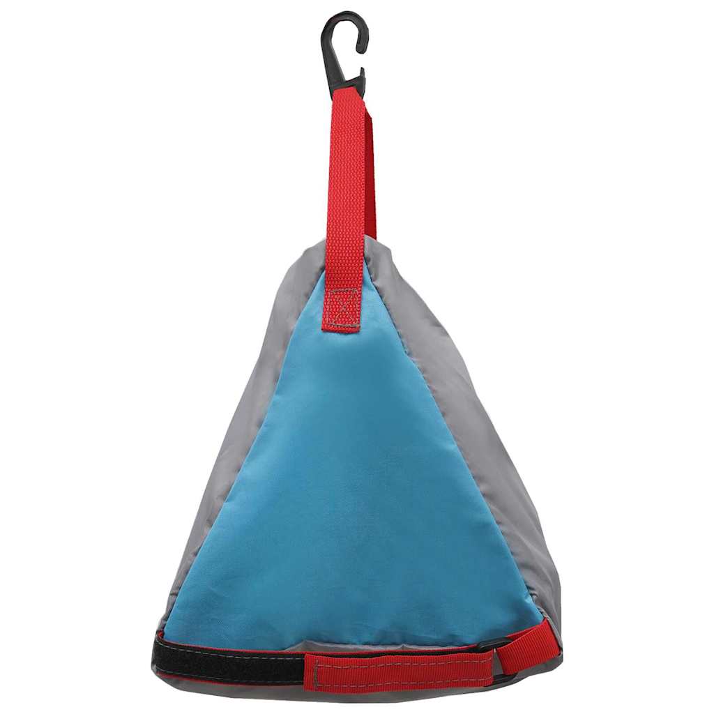 Opslagzak 4 pcs Grijs en Blauw 24 x 16 x 24 cm oxford is nu te koop bij PeponiXL, paradijselijk wonen!