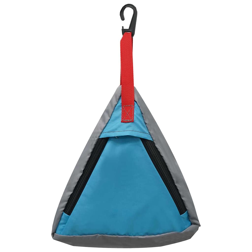 Opslagzak 4 pcs Grijs en Blauw 24 x 16 x 24 cm oxford is nu te koop bij PeponiXL, paradijselijk wonen!