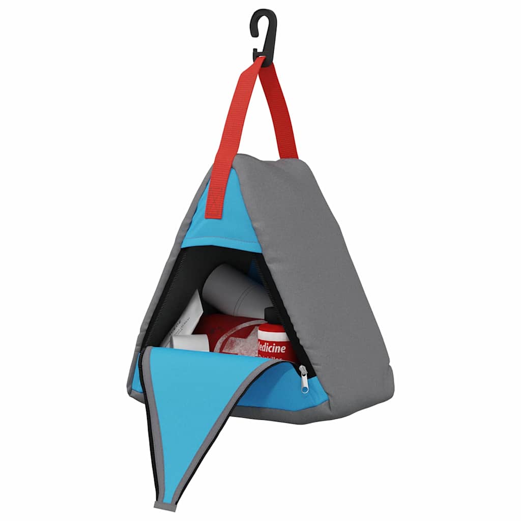 Opslagzak 4 pcs Grijs en Blauw 24 x 16 x 24 cm oxford is nu te koop bij PeponiXL, paradijselijk wonen!