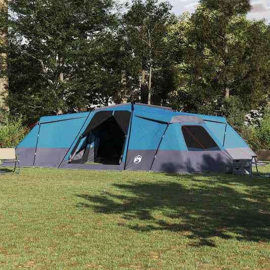 Gezinstent met dak met opslag Blauw 833 x 585 x 216 cm taft is nu te koop bij PeponiXL, paradijselijk wonen!