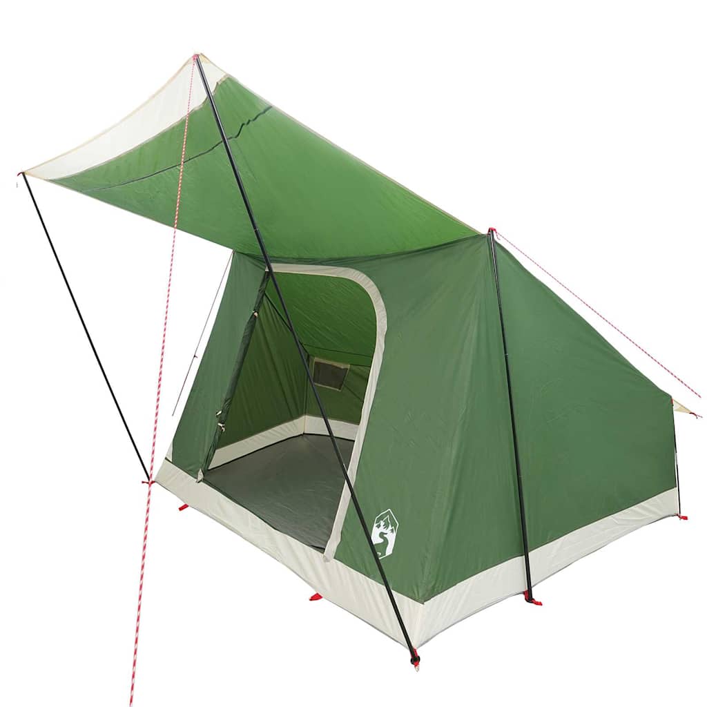 Camping Tent met dak met opslag Groen 282 x 225 x 154 cm taft is nu te koop bij PeponiXL, paradijselijk wonen!
