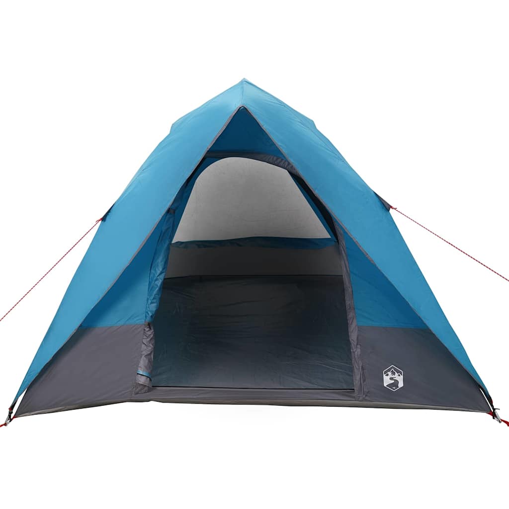 Camping Tent met dak met opslag Blauw 320 x 275 x 190 cm taft is nu te koop bij PeponiXL, paradijselijk wonen!