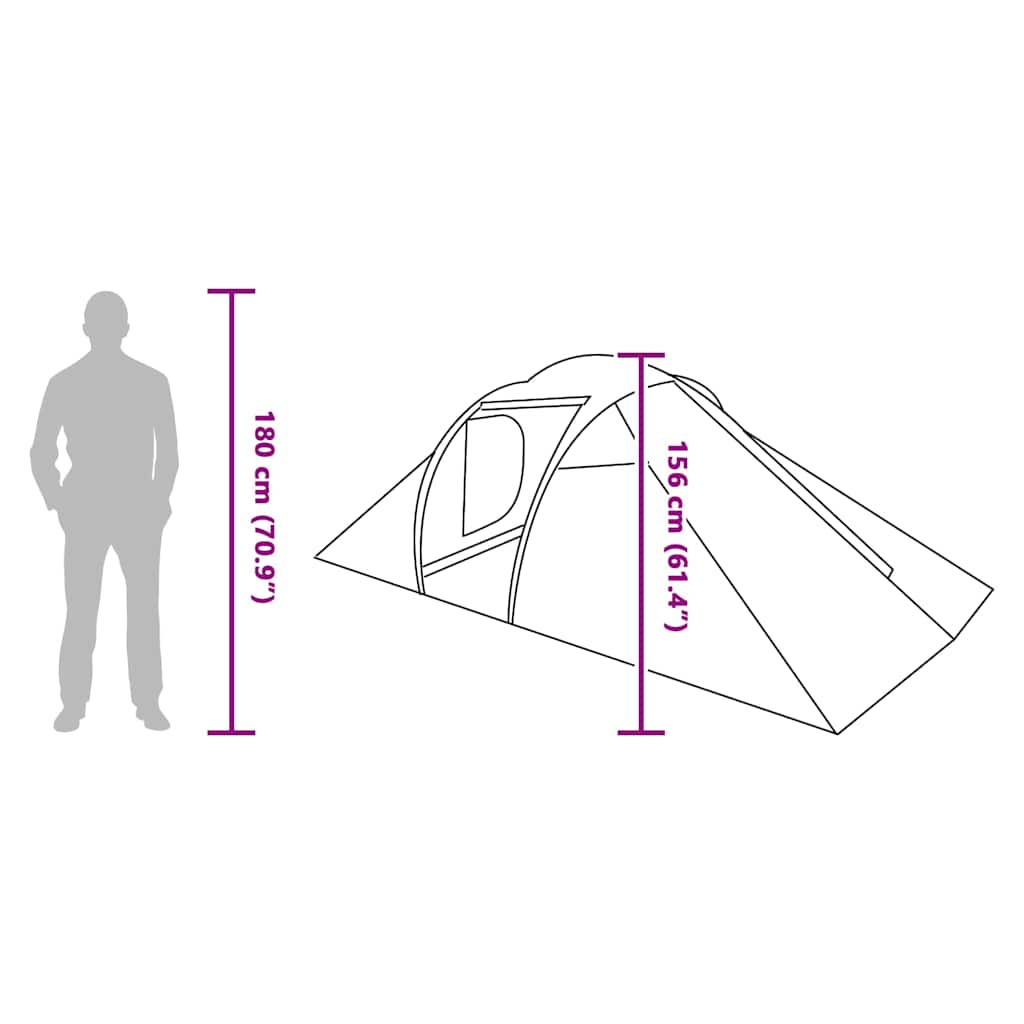 Tunnel tent met dak met opslag Groen 510 x 240 x 156 cm taft is nu te koop bij PeponiXL, paradijselijk wonen!
