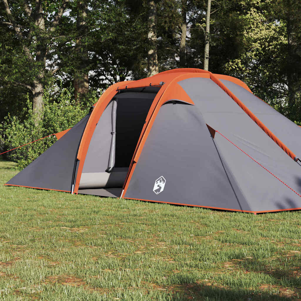 Tunnel tent met dak Grijs en Oranje 510 x 240 x 156 cm taft is nu te koop bij PeponiXL, paradijselijk wonen!