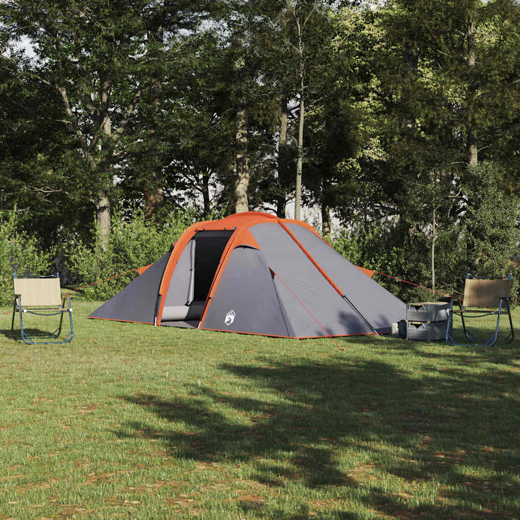 Tunnel tent met dak Grijs en Oranje 510 x 240 x 156 cm taft is nu te koop bij PeponiXL, paradijselijk wonen!