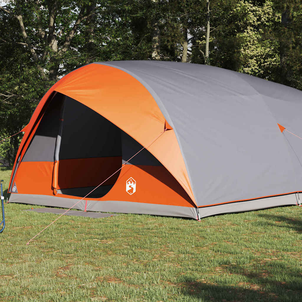 Tunnel tent met dak Grijs en Oranje 500 x 348 x 200 cm taft is nu te koop bij PeponiXL, paradijselijk wonen!