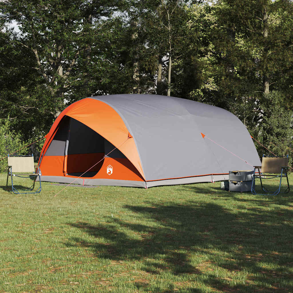 Tunnel tent met dak Grijs en Oranje 500 x 348 x 200 cm taft is nu te koop bij PeponiXL, paradijselijk wonen!