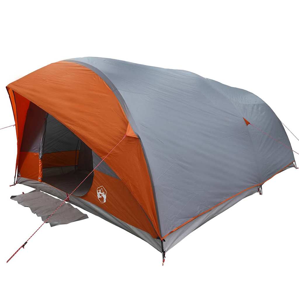 Tunnel tent met dak Grijs en Oranje 500 x 348 x 200 cm taft is nu te koop bij PeponiXL, paradijselijk wonen!