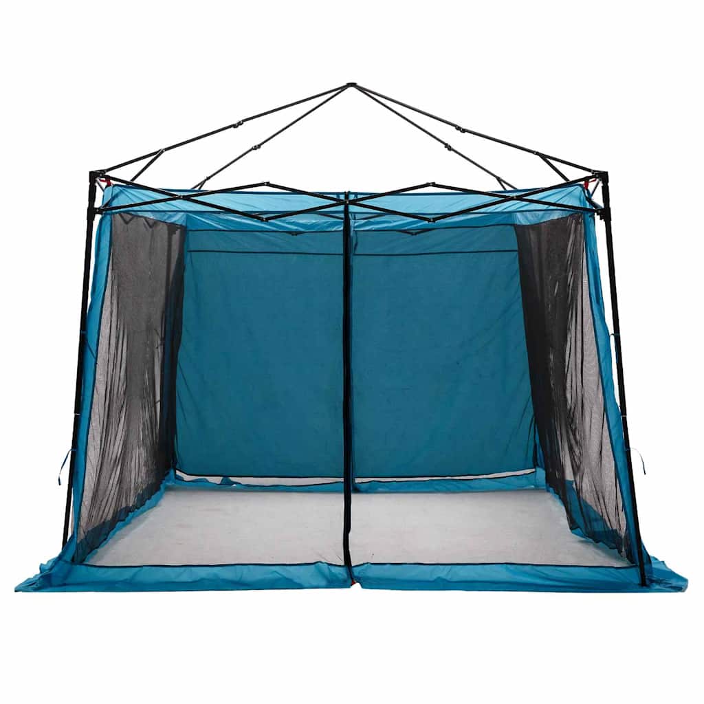 Binnentent met dak met opslag Blauw 303 x 303 x 196 cm taft is nu te koop bij PeponiXL, paradijselijk wonen!